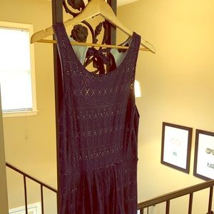 Gap navy patterned dress